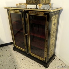 Little Showcase in Boulle marquetry Louis XIV style XVIIIe period perfect condi