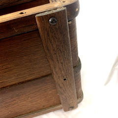 Oak Treadle Sewing Machine 2 Drawer Storage Cabinet With Frame Vintage Wood