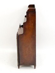 Antique English Mahogany Server Chiffonier Display Cabinet