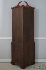73676: English Made Mahogany Inlaid Corner Cabinet 2 Of 2