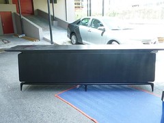 IMPORTANT ITALIAN OR MEXICAN MODERNIST MID CENTURY MODERN SIDEBOARD – P