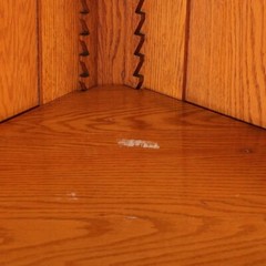Antique R. J. Horner School Stick & Ball Oak China Cabinet
