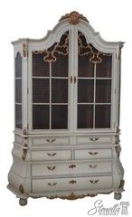 L63332EC: Dutch Style Painted Finish China Cabinet