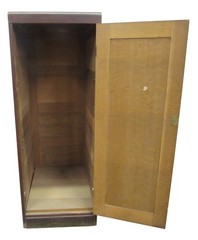 Antique Wooden Mahogany Kitchen Cabinet 19 x 51 in.