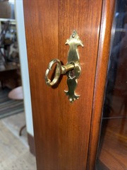 Statton Chippendale Style Solid Cherry Corner Cabinet with Keys