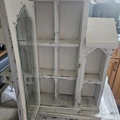 Vintage Glass Hinged Curio Cabinet