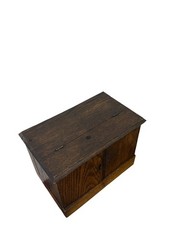 Antique Oak Apothecary Doctor travel cabinet with equipment 1890 medical