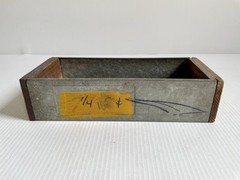 Vintage WC Heller Sectional Library Cabinet Drawer, Apothecary File, 5x3x12