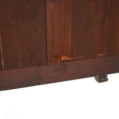 Antique RJ Horner School Mahogany Swell Front China Cabinet C1910