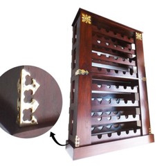 4pcs Vintage Solid Brass Anchor Box Corner Protector Decor Shelf Cabinet