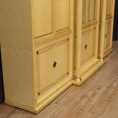Bookcase Italian cabinet showcase antique style living room 900 furniture wood