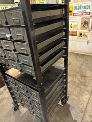 industrial Steel Cabinet 30 drawer tool box parts bin Heavy duty Mill Fresh