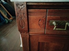 Abernathy Eastlake Antique Cabinets Rare 1880s Furniture Wash Stands Dry Sinks