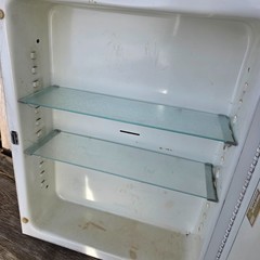 Vintage Industrial Chrome Metal Recessed Mirror Medicine Cabinet