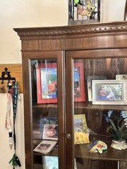 Duncan Phyfe Buffet China Cabinet Bow Front