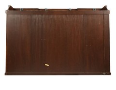 Large 4 Door Baker Campaign Satinwood Bookcase
