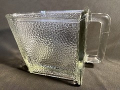 Rare Antique Vintage LRG Gerrix Glass Dry Scoop for Hoosier Cabinet ~ ORIGINAL