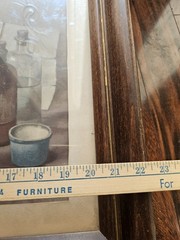 Vintage MidCentury Hidden In-Wall Cabinet-Framed Henk Bos Dutch…