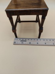Vintage Apprentice Miniature Dinning Table Handmade Wooden Accessories #2