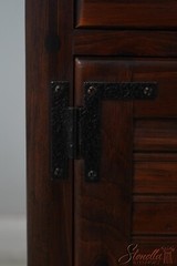 F68860: Pair Of ETHAN ALLEN Pine Old Tavern Cabinets