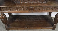 Antique Court Cupboard, Early Elizabethan, Carved Oak, 17th / 18th Century!!