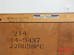 Ethan Allen Country Colors Hutch Top Book Shelf cabinet Desk Top 214
