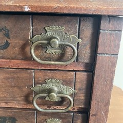 Vintage Willimantic Spool Cabinet