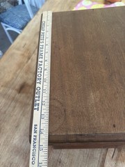 rare antique 1800’s National Cabinet file letter cabinet Wood box 2 Drawers