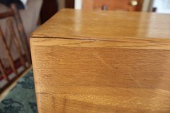 ANTIQUE WOOD LIBRARY SINGLE DRAWER CARD CATALOG