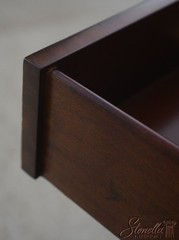 L72633: MAITLAND SMITH Mahogany Stone Top Console Cabinet