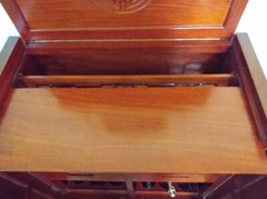 BEAUTIFUL ANTIQUE MID-CENTURY MODERN 1967 GEORGE ZEE Co ORIENTAL DRY BAR CABINET