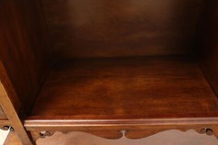 Art Nouveau Antique Carved Mahogany Etagere Display or Bar #51867