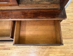 Late 19th Century Solid Quarter Sawn Oak Cabinet
