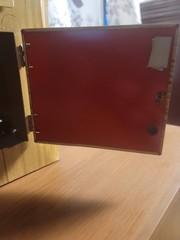 Vintage Wolverine Tin Litho Cupboard Cabinet W/ Drawer