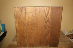 Unusual Large Antique Solid Oak 2 Drawer Card Catalog File Library Cabinet NICE