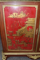 Extremely Rare Pair of Large Scale Signed Maison Jansen Chinoiserie Buffets
