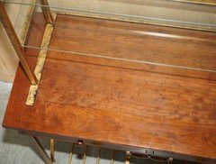 STUNNING AMERICAN MID CENTURY MODERN CIRCA 1960’S MAHOGANY & BRASS DRY BAR