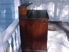 Antique wood Dental Cabinet apothecary vintage medical