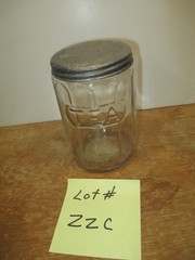 HOOSIER CABINET ORIGINAL TEA SPICE JAR COLONIAL STYLE PATTERN LOT # ZZC