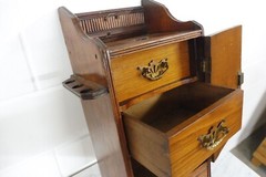 Antique wooden wall cabinet hanging cabinet vintage