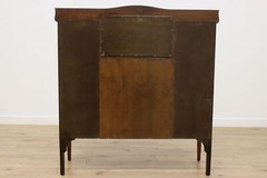 Craftsman Antique Oak China Display or Bar Cabinet #51061