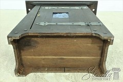 F54240: Antique Arts & Crafts Mission Oak Smoking Cabinet
