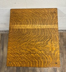 Antique Quarter Sawn Tiger Oak Music Cabinet Record Cabinet Side Table