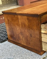 Antique 19th c. Jessen & Rosberg Oak 4 Drawer Watchmakers or Jewelers Cabinet