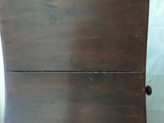 Antique 5 Drawer Chest Oriental Style Triangle Shape Wooden Hand Crafted 36 in