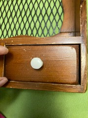 Rack Kitchen Wooden Spice Drawers Vintage Old Cabinet