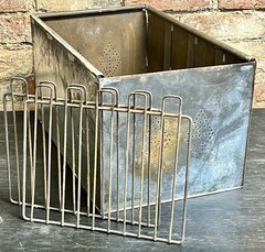 Vintage Metal Hoosier Sellers Style Cabinet Bread Drawer No Lid 18″ × 11″ × 10″