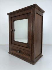 Antique Medicine Apothecary Shaving Cabinet Bathroom Wall hanging Wood
