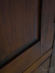 L71698: STEPHEN VON HOHEN Pine Corner Cupboard Cabinet