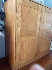 mogens koch 2 Door Oak cabinet Rud Rasmussen Danish Modern Scandinavian